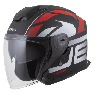Cassida Jet Tech 2.0 open face helmet with visor and antifog | ECE 22.06 | 1450g