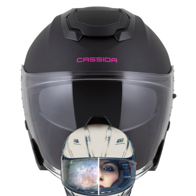 Jet Tech 2.0 offener Helm mit Visier und Antifog | ECE 22.06 | 1450g
