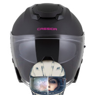 Jet Tech 2.0 offener Helm mit Visier und Antifog | ECE 22.06 | 1450g