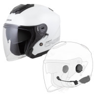Jet Tech 2.0 open face helmet with visor and antifog | ECE 22.06 | 1450g