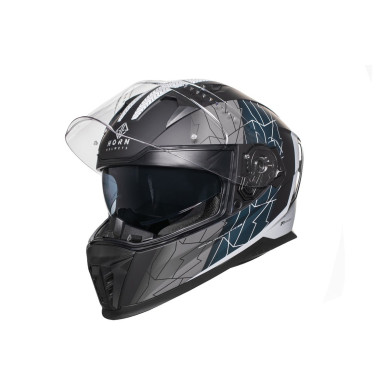 Klakson HIRS ECE 22.06 integrální motocyklová přilba | Blenda, interkom, 1550g