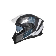 Klakson HIRS ECE 22.06 integrální motocyklová přilba | Blenda, interkom, 1550g