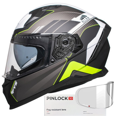 Integrálny motocyklistický prilba Horn HIRS ECE 22.06 | Clona, interkom, 1550g