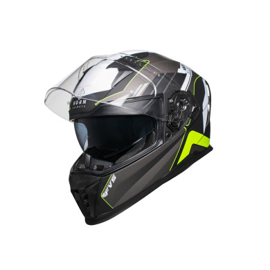Hupe HIRS ECE 22.06 Integral-Motorradhelm | Blenda, Gegensprechanlage, 1550g