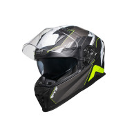 Hupe HIRS ECE 22.06 Integral-Motorradhelm | Blenda, Gegensprechanlage, 1550g
