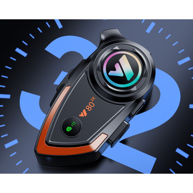 HORNV80 Motorrad-Gegensprechanlage – Bluetooth 5.3, IPX6, PL