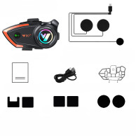 HORNV80 Motorrad-Gegensprechanlage – Bluetooth 5.3, IPX6, PL