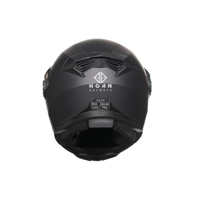 Horn Multi-Tour ECE 22.06 motorbike jaw helmet with visor, visor and under intercom