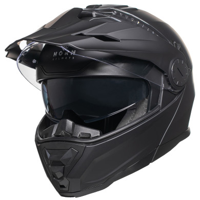 Horn Multi-Tour ECE 22.06 Motorradkieferhelm mit Visier, Visier und Untersprechanlage