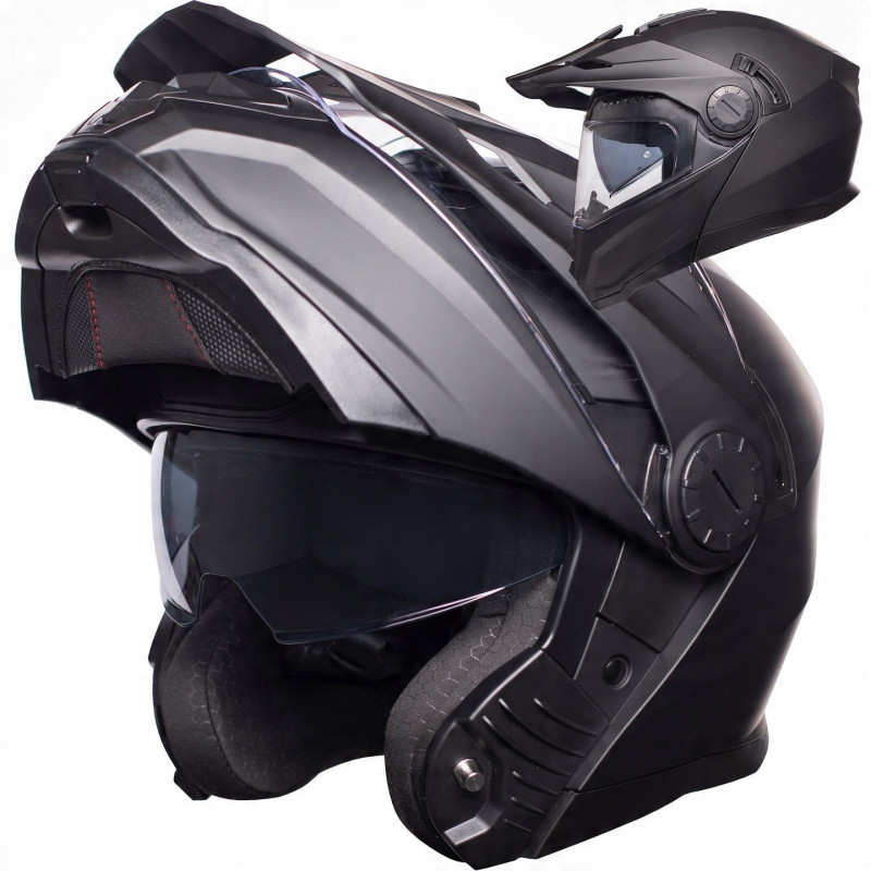 Horn Multi-Tour ECE 22.06 Motorradkieferhelm mit Visier, Visier und Untersprechanlage