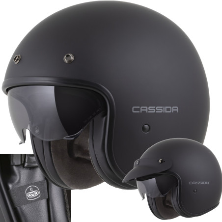 Cassida Oxygen 2.0 – kask otwarty ECE 22.06 czarny mat