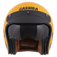 Offener Helm Cassida Oxygen 2.0 Gear ECE 22.06 mit Blendschutzschirm.