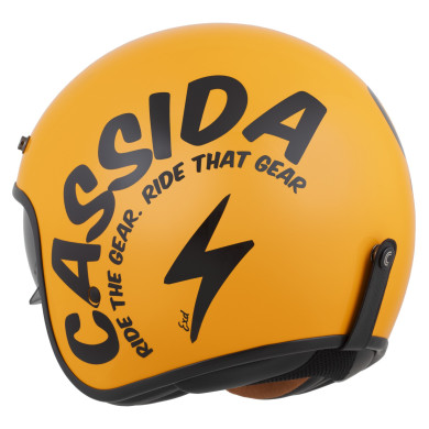 Offener Helm Cassida Oxygen 2.0 Gear ECE 22.06 mit Blendschutzschirm.
