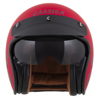 Offener Helm Cassida Oxygen 2.0 Gear ECE 22.06 mit Blendschutzschirm.