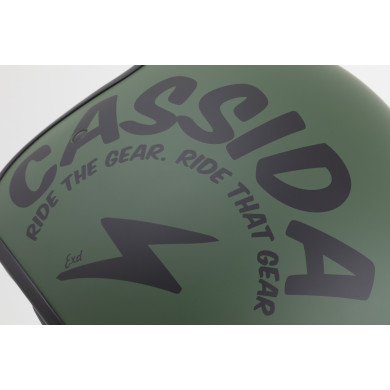 Offener Helm Cassida Oxygen 2.0 Gear ECE 22.06 mit Blendschutzschirm.