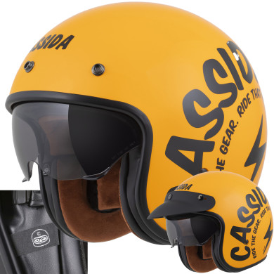 Kask otwarty Cassida Oxygen 2.0 Gear ECE 22.06 blenda DASZEK
