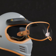 Horn SHADOW ECE 22.06 integral motorbike helmet | Blenda, intercom