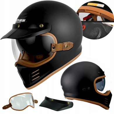 Integrálny motocyklistický prilba Horn SHADOW ECE 22.06 | Clona, interkom