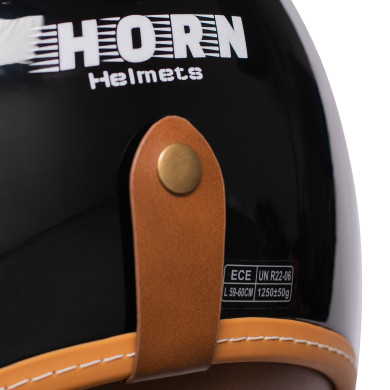 HORN H629 open face helmet sun visor ECE 22.06 intercom ready