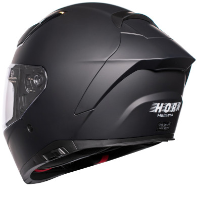 Prilba na motocykel Horn Viper Red 853 integrálna s antifog clonou interkom ECE 22.06