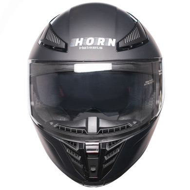 Horn Viper Red 853 integral motorbike helmet anti-fog intercom ECE 22.06
