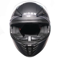Horn Viper Red 853 integral motorbike helmet anti-fog intercom ECE 22.06