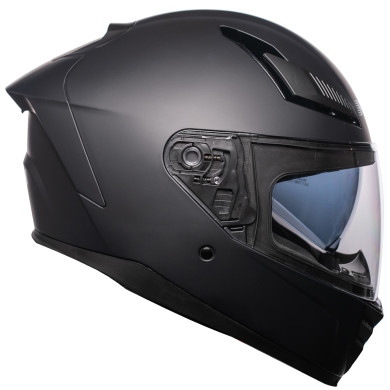 Motorradhelm Horn Viper Rot 853 Integralhelm Sonnenblende Antifog Intercom vorbereitet ECE 22.06
