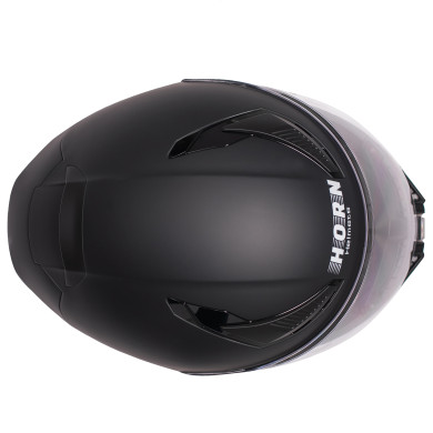 Prilba na motocykel Horn Viper Red 853 integrálna s antifog clonou interkom ECE 22.06