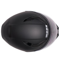 Horn Viper Red 853 integral motorbike helmet anti-fog intercom ECE 22.06
