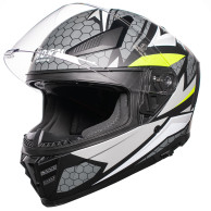 Motorradhelm Horn Viper Rot 853 Integralhelm Sonnenblende Antifog Intercom vorbereitet ECE 22.06