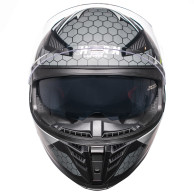 Motorradhelm Horn Viper Rot 853 Integralhelm Sonnenblende Antifog Intercom vorbereitet ECE 22.06