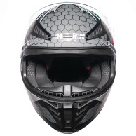 Motorradhelm Horn Viper Rot 853 Integralhelm Sonnenblende Antifog Intercom vorbereitet ECE 22.06