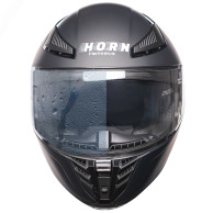 Horn Viper Red 853 integral motorbike helmet anti-fog intercom ECE 22.06