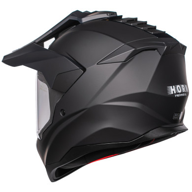 HORN Cross 916 helmet | with visor & peak | intercom ready | antifog shield | ECE 22.06 | 1650 g
