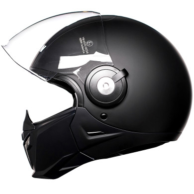 HORNSpace 651 motorcycle helmet – removable chin guard, visor, ECE 22.06