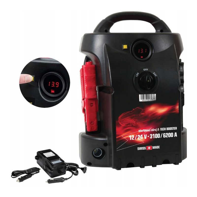 A-TECH BOOSTER P2 12/24 Start Truck EVOLUTION - Auxiliary starting source for trucks