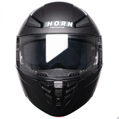 Horn motorbike helmet ECE 22.06 with visor, under intercom
