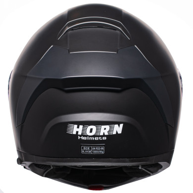 Horn Motorradhelm ECE 22.06 mit Visier, unter Gegensprechanlage