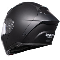 Horn motorbike helmet ECE 22.06 with visor, under intercom