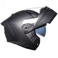 Horn motorbike helmet ECE 22.06 with visor, under intercom