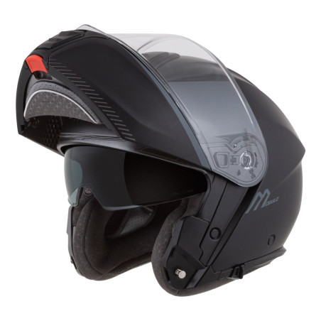 Cassida Modulo 2.1 Compass in matte black and grey - chin strap