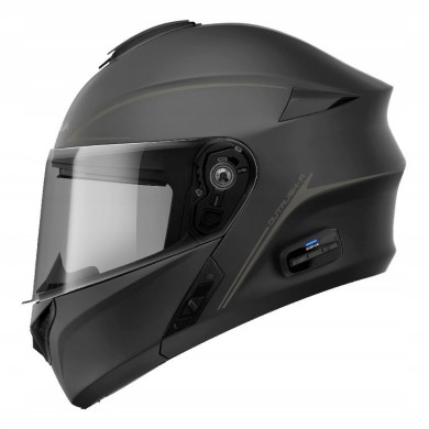 Kask szczękowy Sena Outrush R Bluetooth czarny mat ECE 22.06