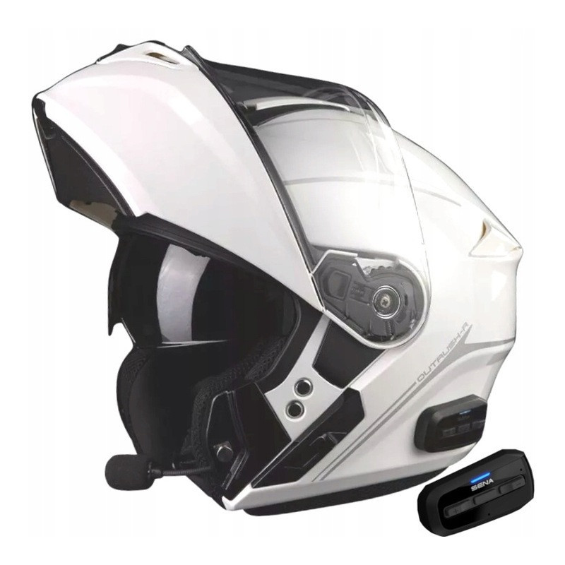 SENA Phantom – a full-face helmet with Mesh 3.0 intercom and LED lights