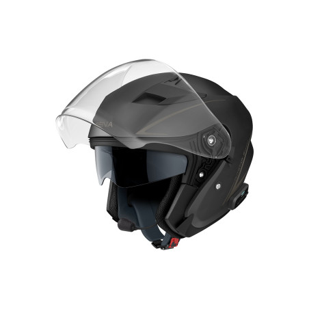 Kask otwarty SENA Outstar S interkom Bluetooth 5.0 blenda ECE 22.06