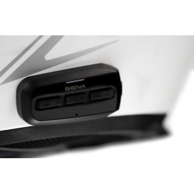 SENA Outstar S White Open-Face Helmet L – Bluetooth 5.0 Sun Visor ECE 22.06