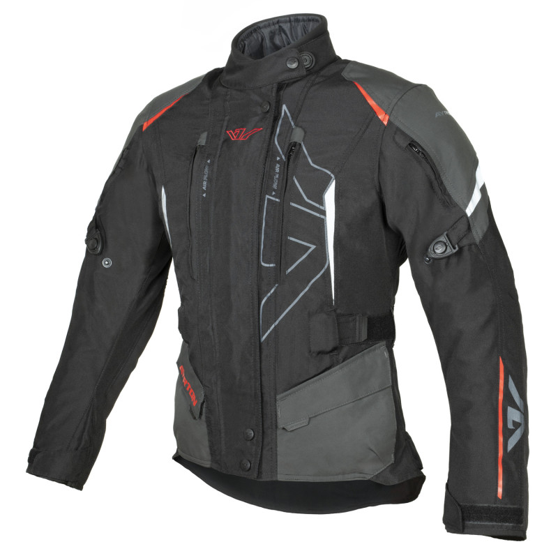 Damenjacke Teressa II, AYRTON (schwarz/grau/rot fluo) 2026