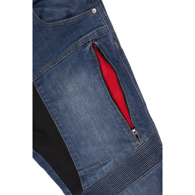 Spodnie motocyklowe jeans 505 Ayrton – kevlar, regular fit