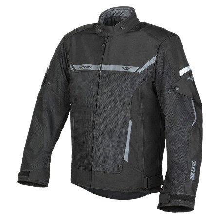 Bunda AYRTON Bullet II černo šedá CE Level 2 textilní motocyklová