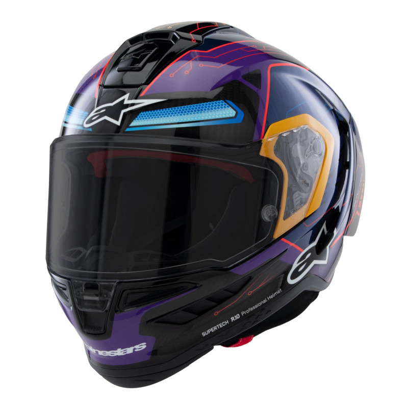 Alpinestars R10 Martinator - celoobličková prilba FIM ECE 22.06 z uhlíkovej vlákna
