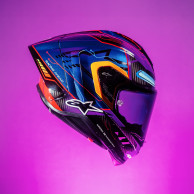 Alpinestars R10 Martinator - FIM ECE 22.06 karbonszálas teljes arcú bukósisak.
